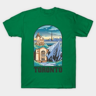 Toronto City Canada Landscape T-Shirt